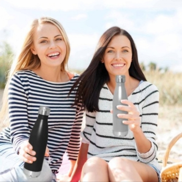 🎄3/$15 NWT Double Wall Stainless Steel Bottle - Picture 2 of 11
